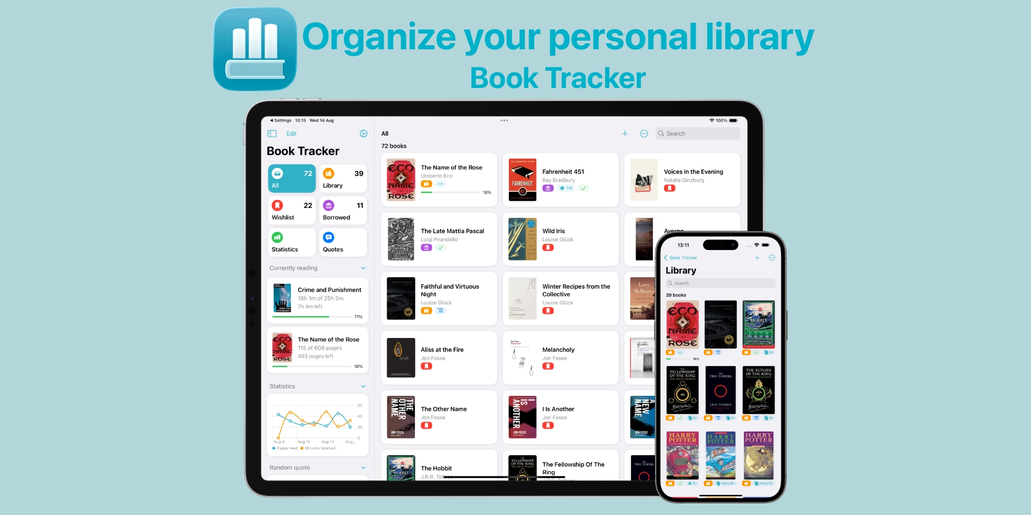 How to organize your personal library on iPhone and iPad — Book Tracker