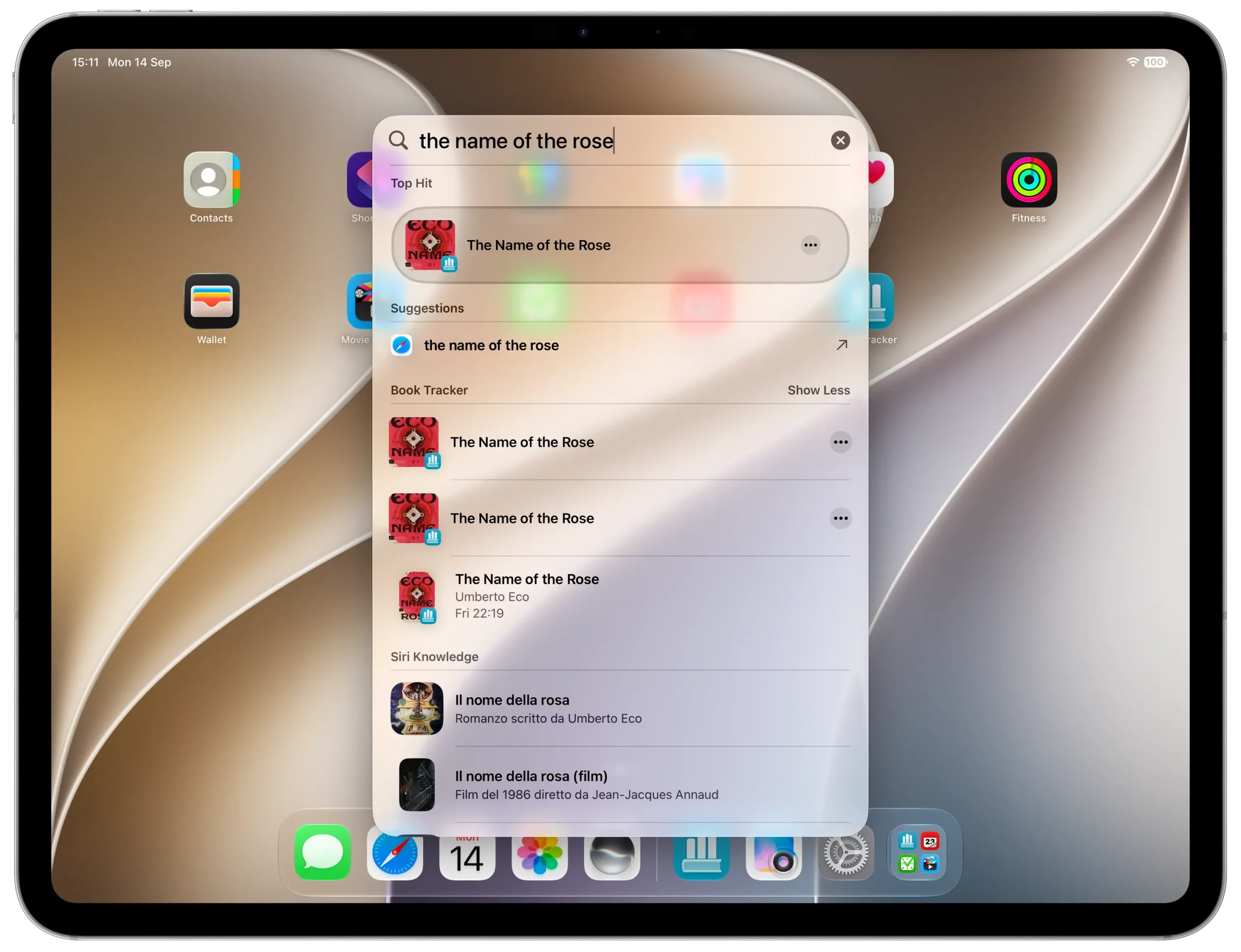 Find any book in your library without opening the app.