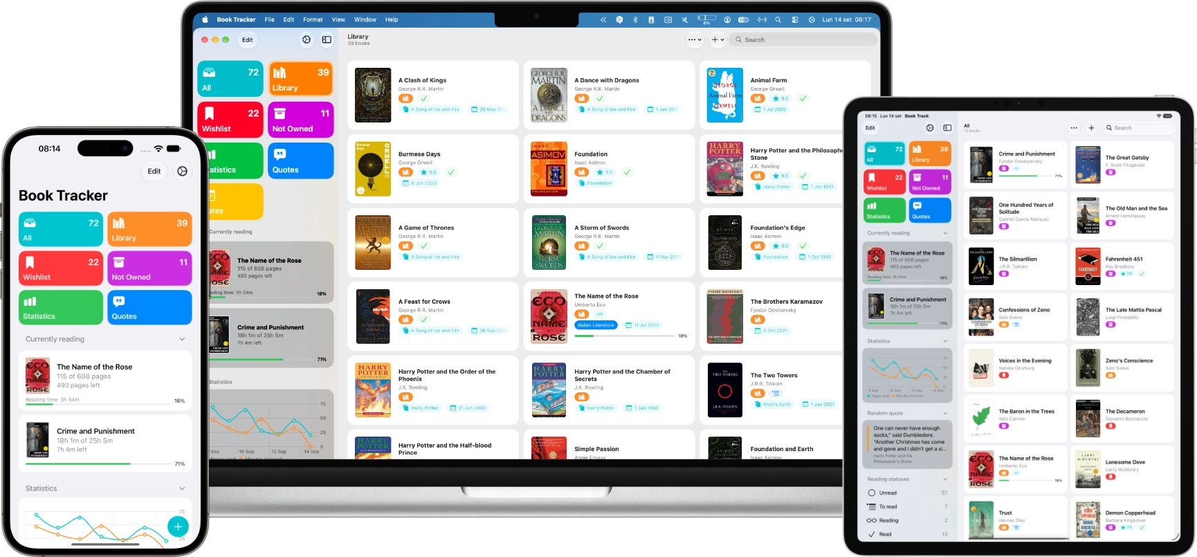 Book Tracker on OS 27